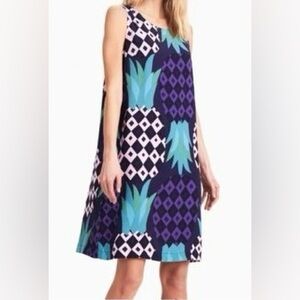 Marimekko Multicolor Geometric Sleeveless Midi Dress